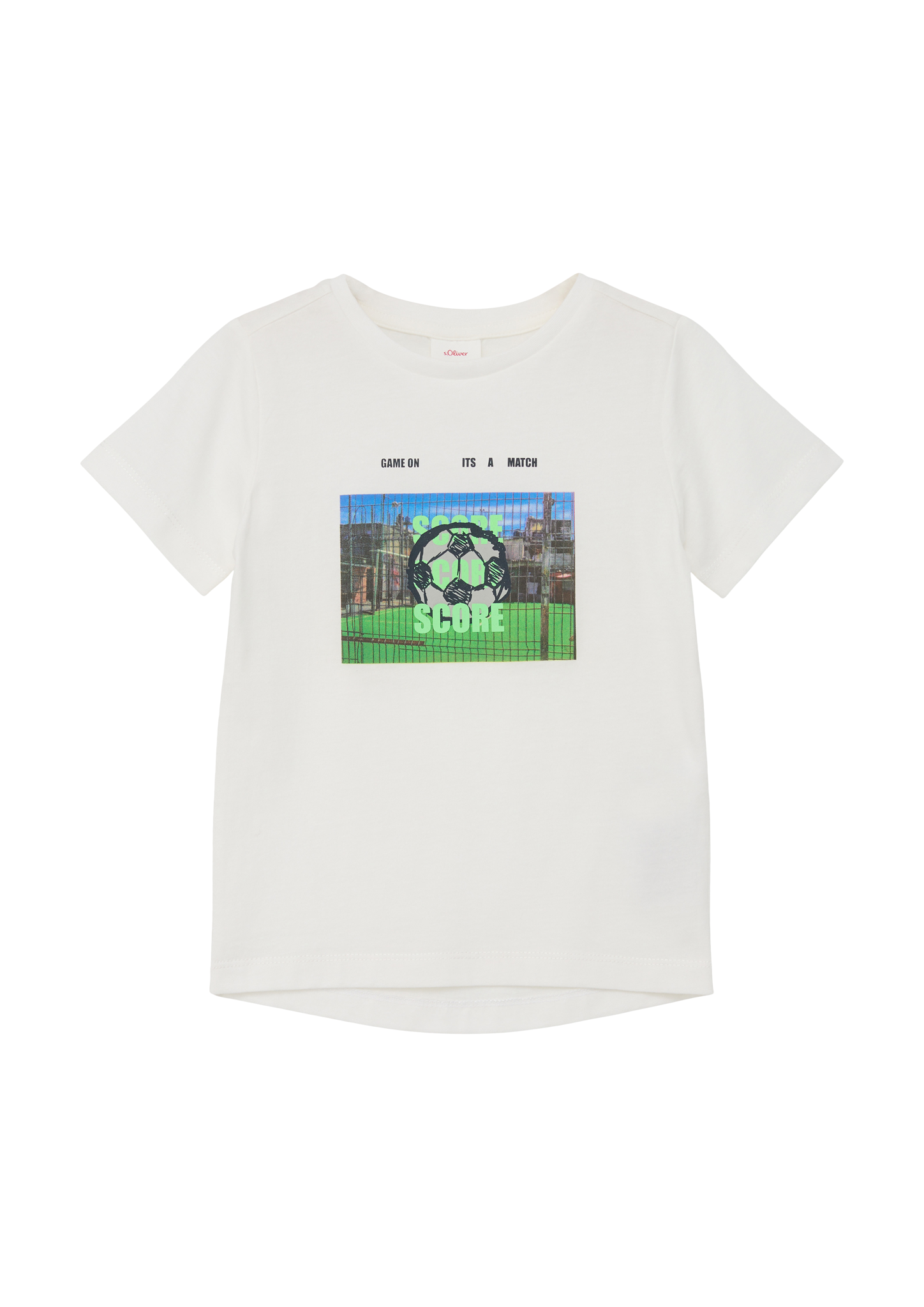 s.Oliver - T-Shirt mit Fotoprint, Kinder, creme von s.Oliver