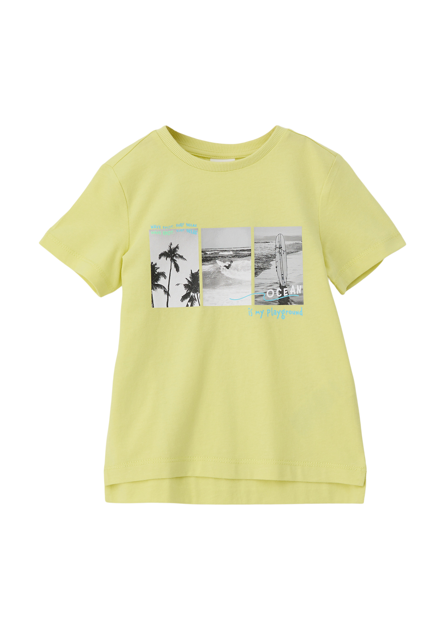 s.Oliver - T-Shirt mit Fotoprint, Kinder, gelb von s.Oliver