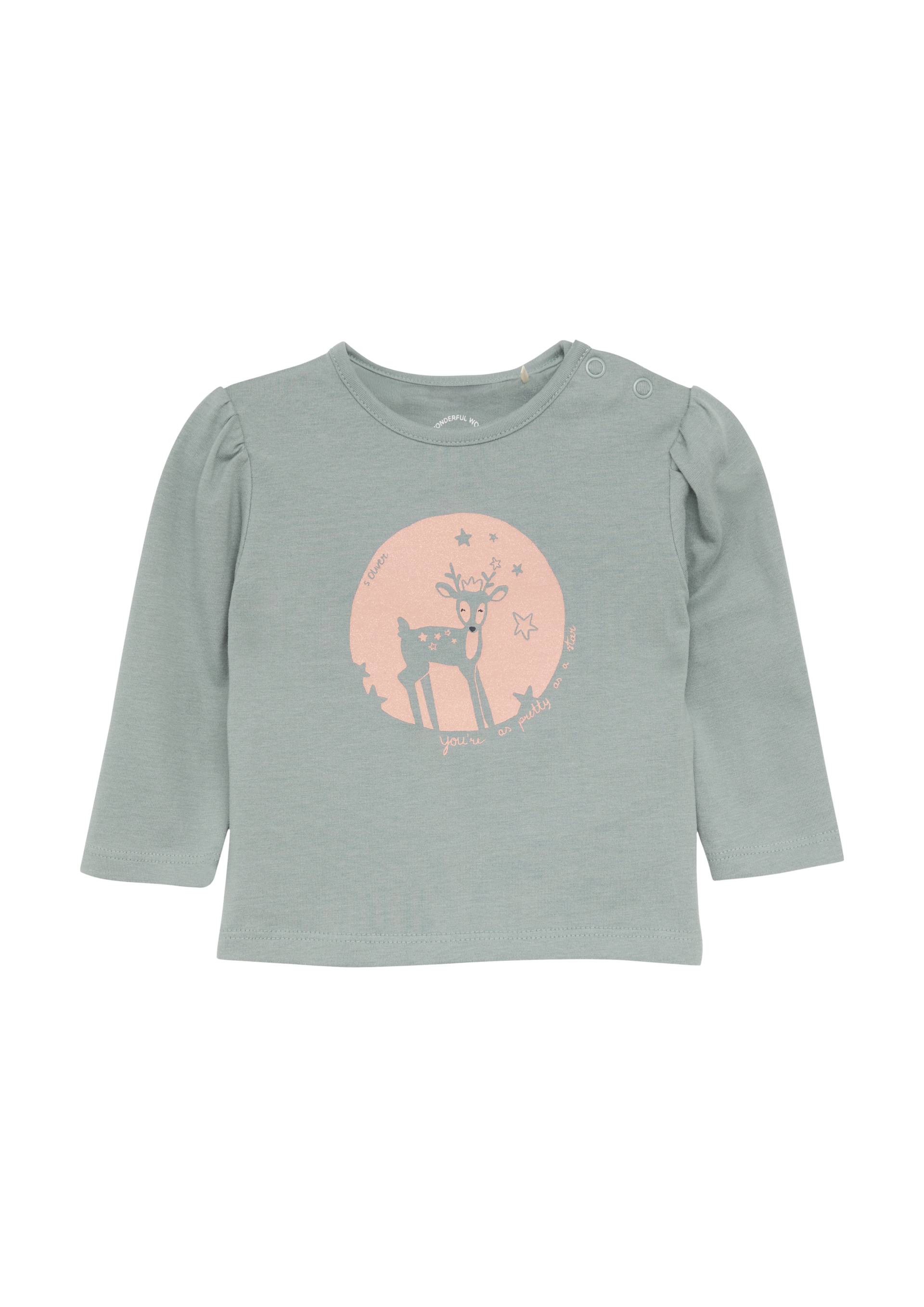 s.Oliver - T-Shirt mit Frontprint, Babys, blau s.Oliver - T-Shirt mit Frontprint, Babys, blau von s.Oliver