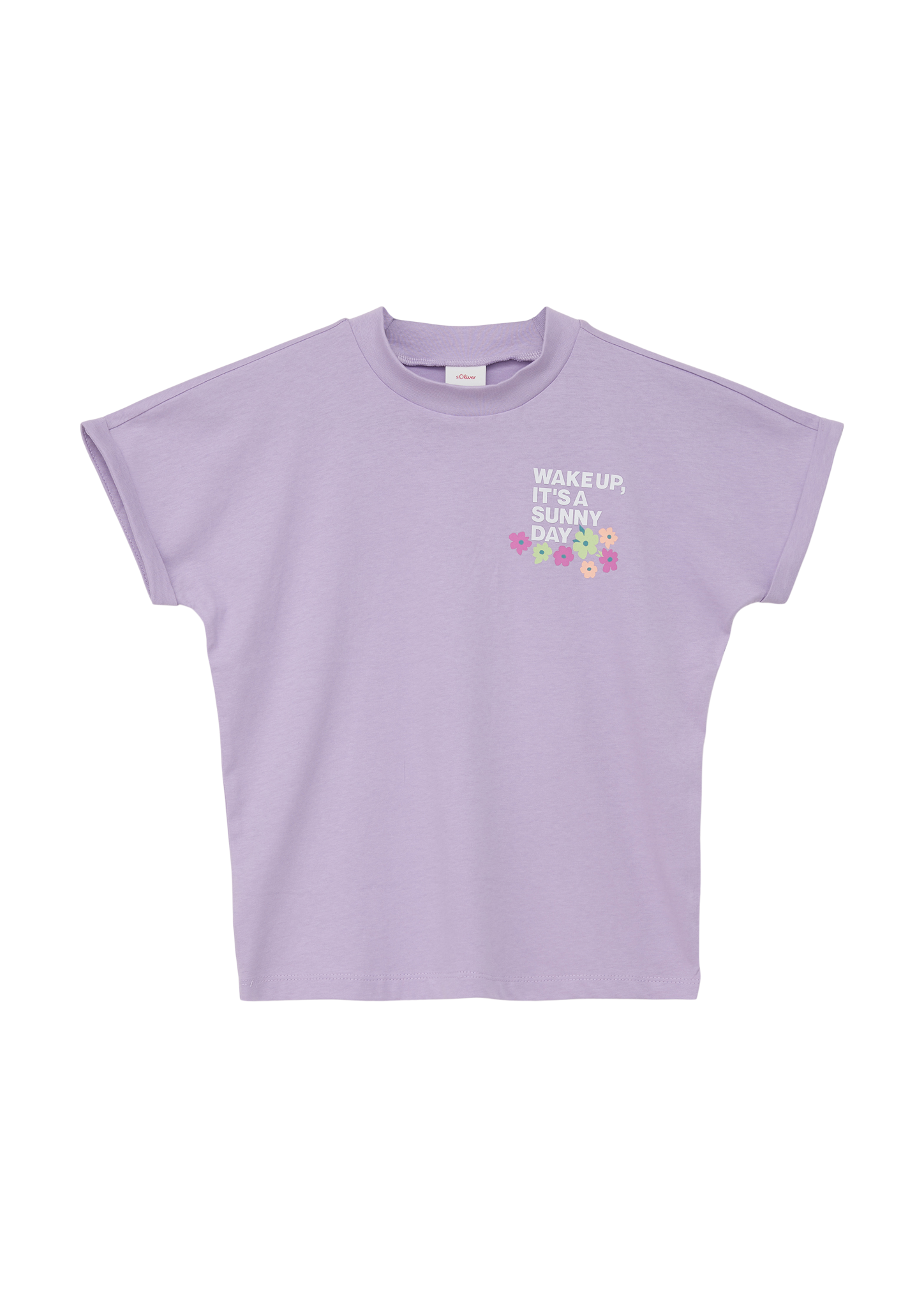 s.Oliver - T-Shirt mit Frontprint, Mädchen, lila von s.Oliver