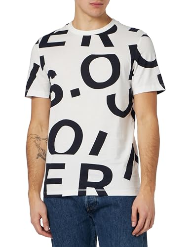 T-Shirt mit Logo Allover Print von s.Oliver