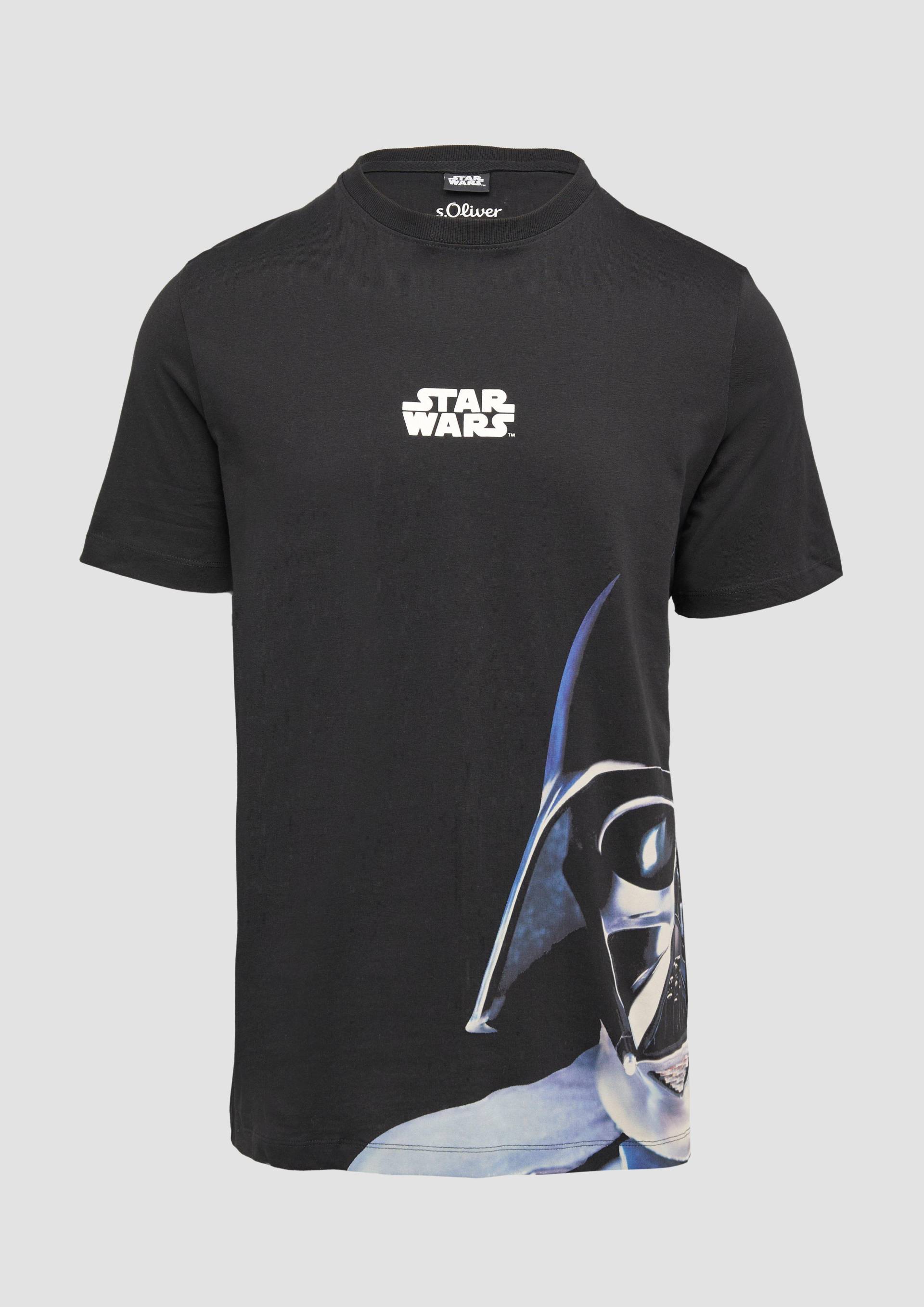s.Oliver - T-Shirt mit Star Wars™ Print, Herren, schwarz von s.Oliver