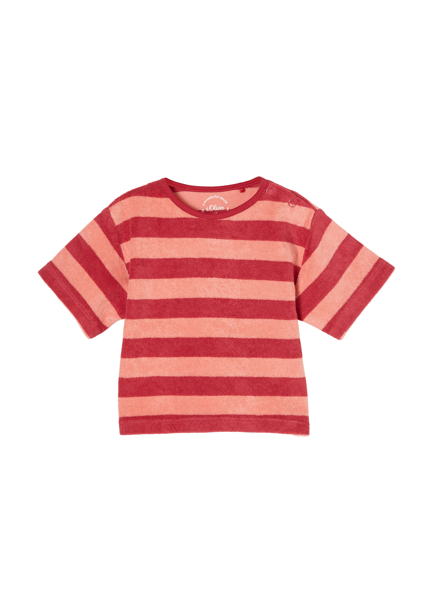 s.Oliver - T-Shirt mit Streifenmuster, Babys, Rosa von s.Oliver