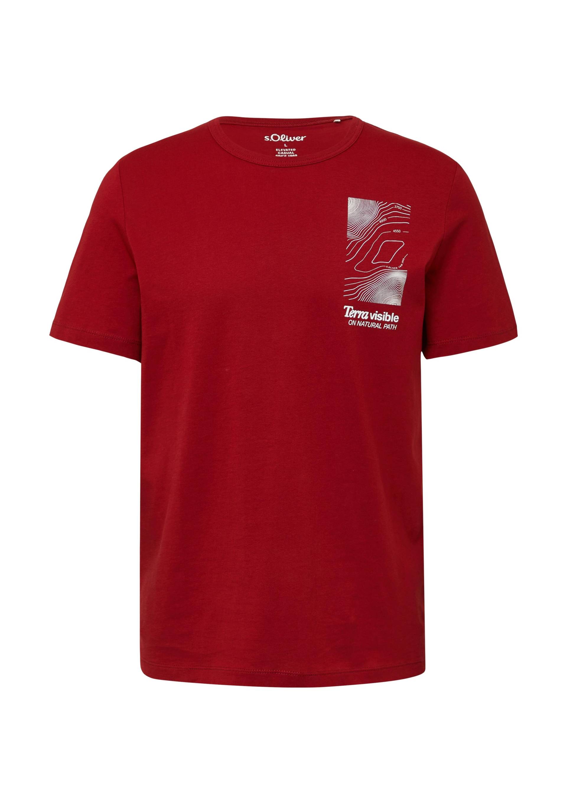 s.Oliver - T-Shirt rot - Gr. - M von s.Oliver