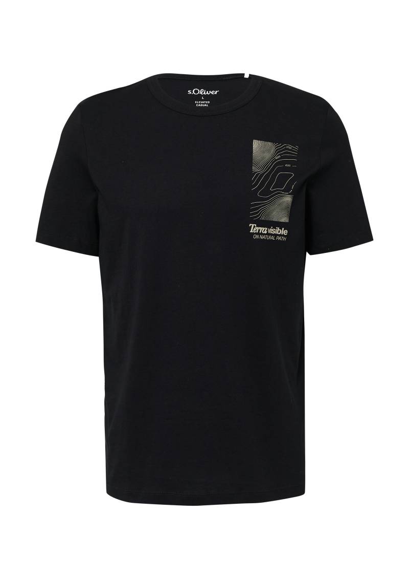 s.Oliver - T-Shirt schwarz - Gr. - L von s.Oliver