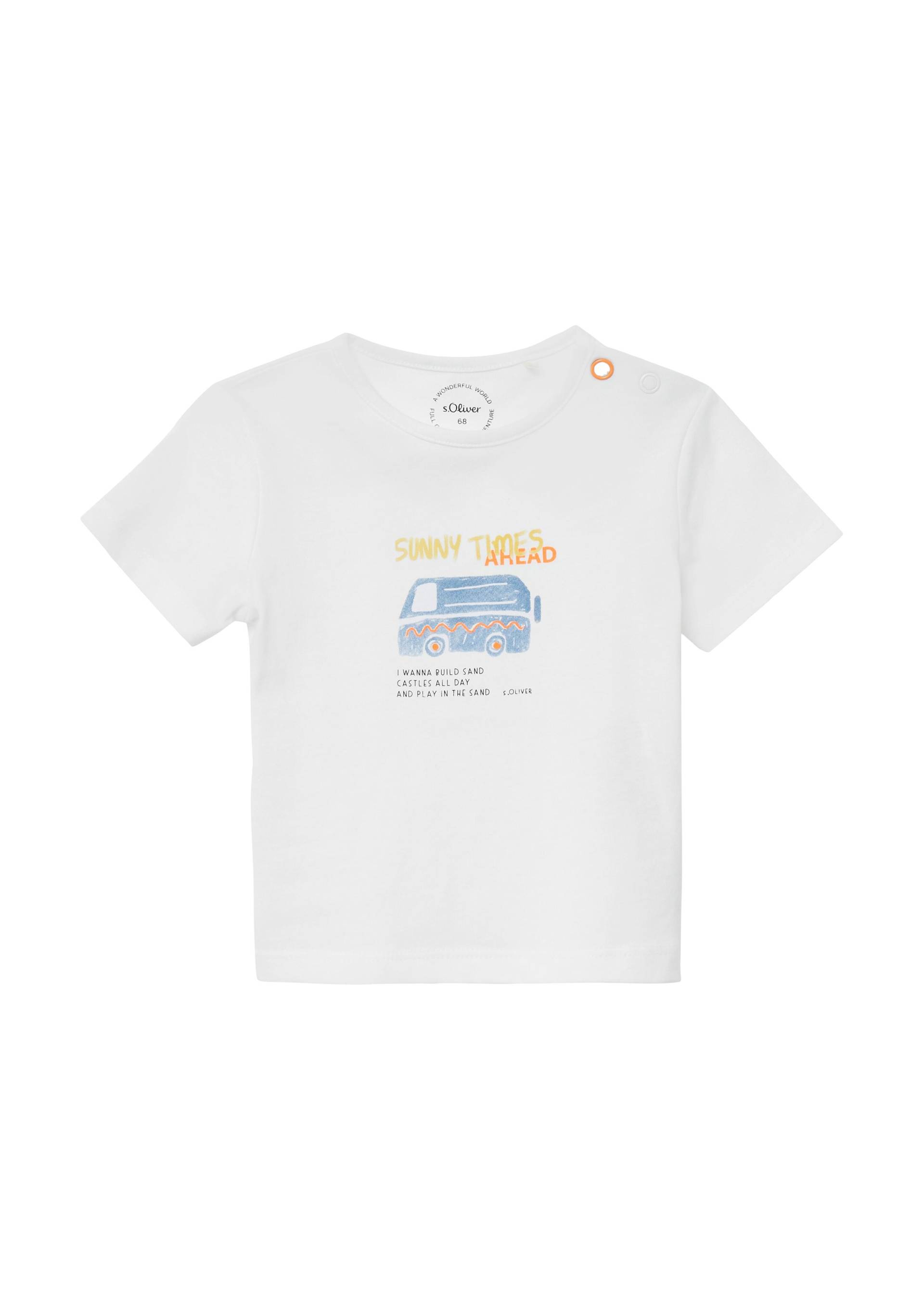 s.Oliver - T-Shirt weiß - Gr. - 86 von s.Oliver