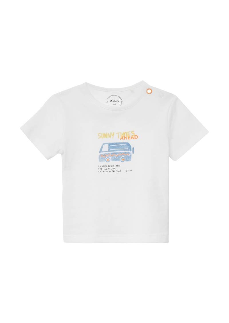 s.Oliver - T-Shirt weiß - Gr. - 86 von s.Oliver