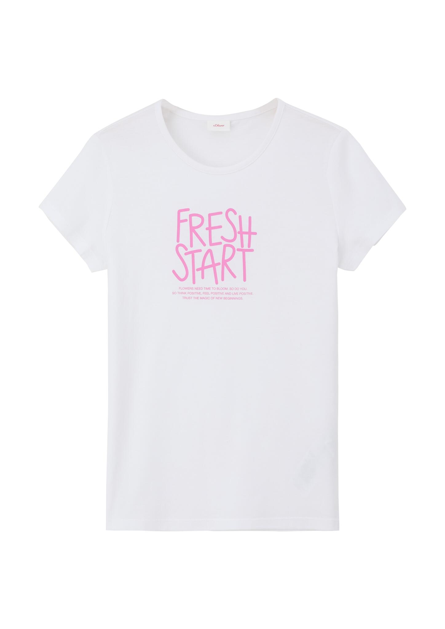 s.Oliver - T-Shirt weiß - Gr. - XL/REG von s.Oliver