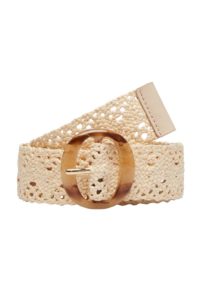 s.Oliver - Textilgürtel mit Dornschließe, Damen, Beige von s.Oliver