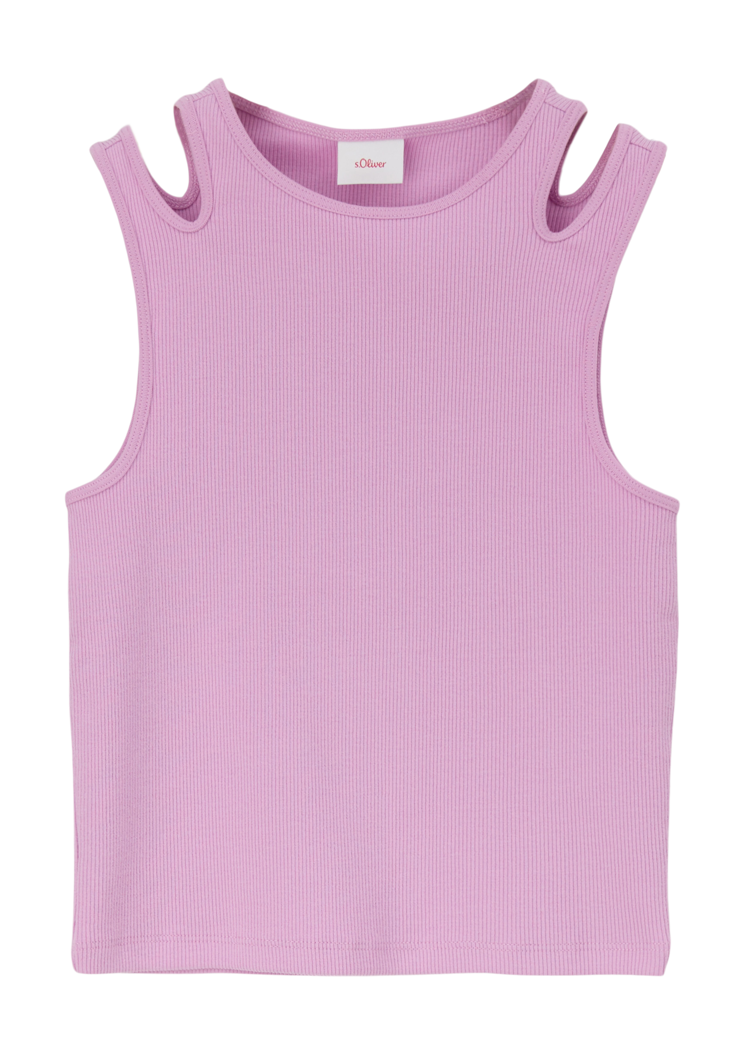 s.Oliver - Tank-Top aus Baumwollstretch, Mädchen, Rosa von s.Oliver