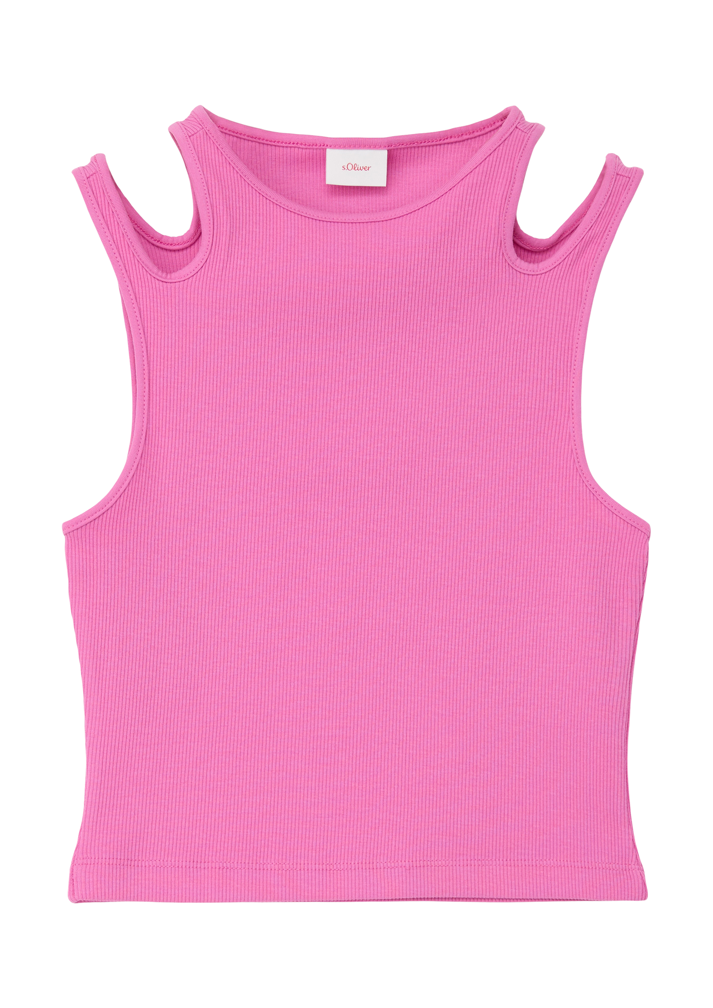 s.Oliver - Tanktop mit Rippstruktur, Mädchen, Rosa von s.Oliver