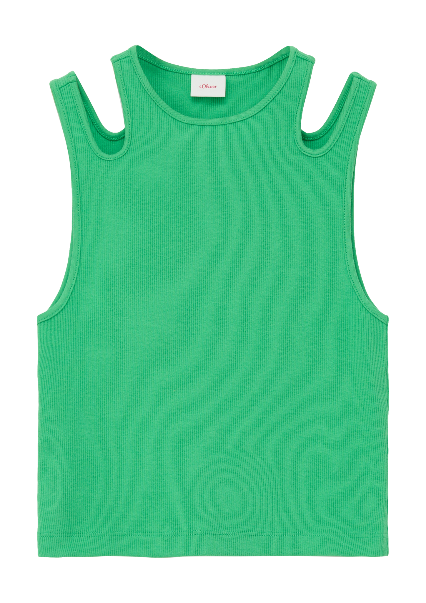 s.Oliver - Tanktop mit Rippstruktur, Mädchen, grün von s.Oliver