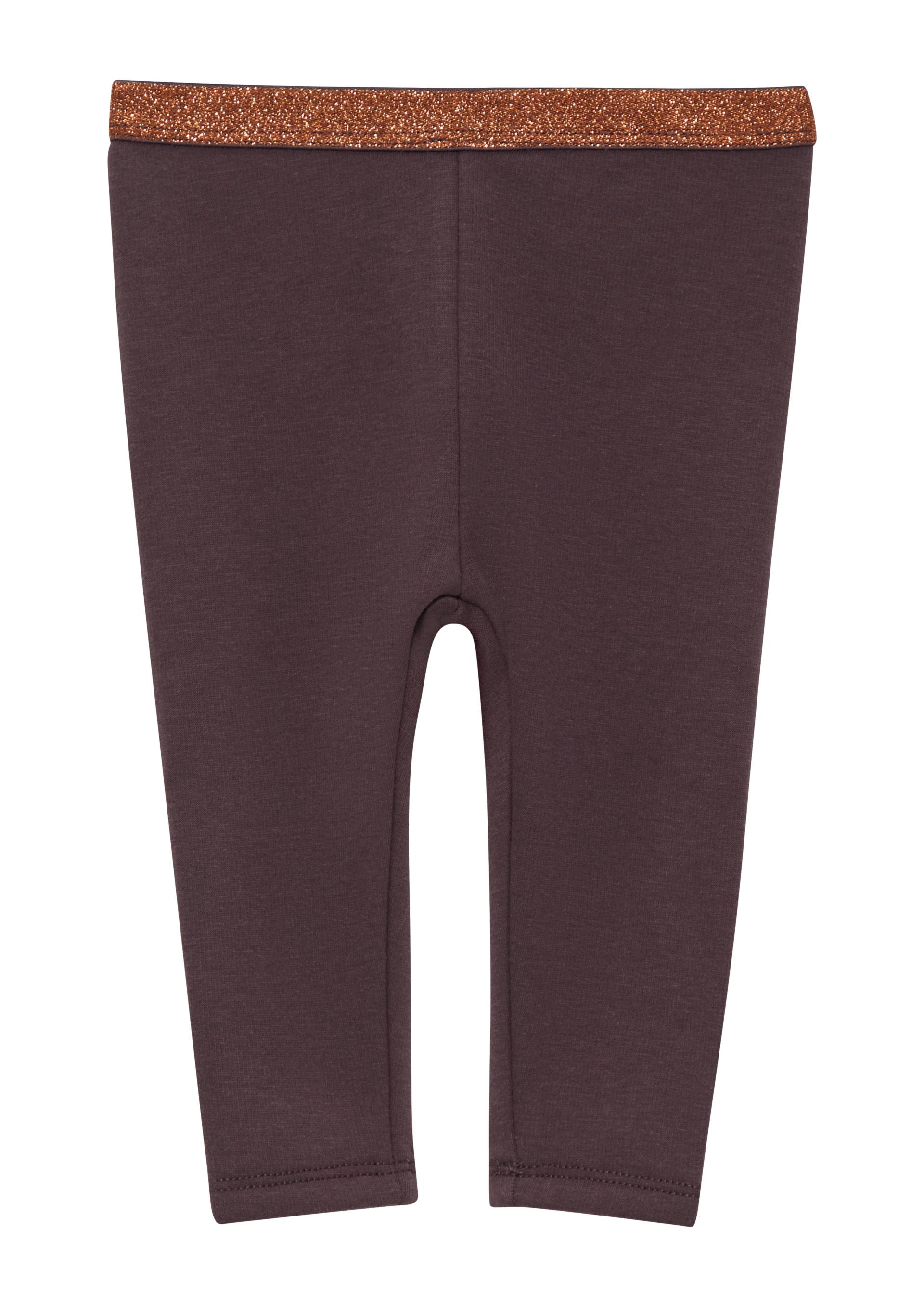 s.Oliver - Thermofleece-Leggins mit Glitzer-Elastikbund, Babys, lila von s.Oliver