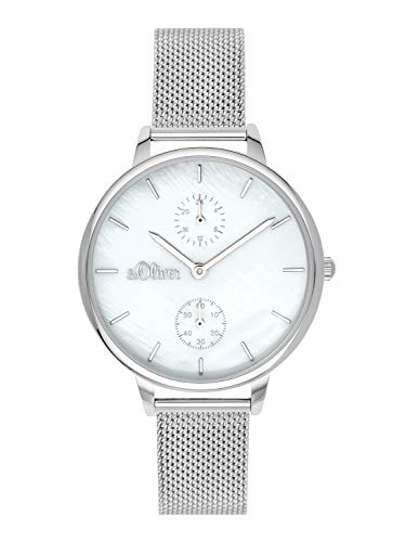 s.Oliver Time DamenArmbanduhr Multi Zifferblatt Quarz Edelstahl SO-3582-MM von s.Oliver