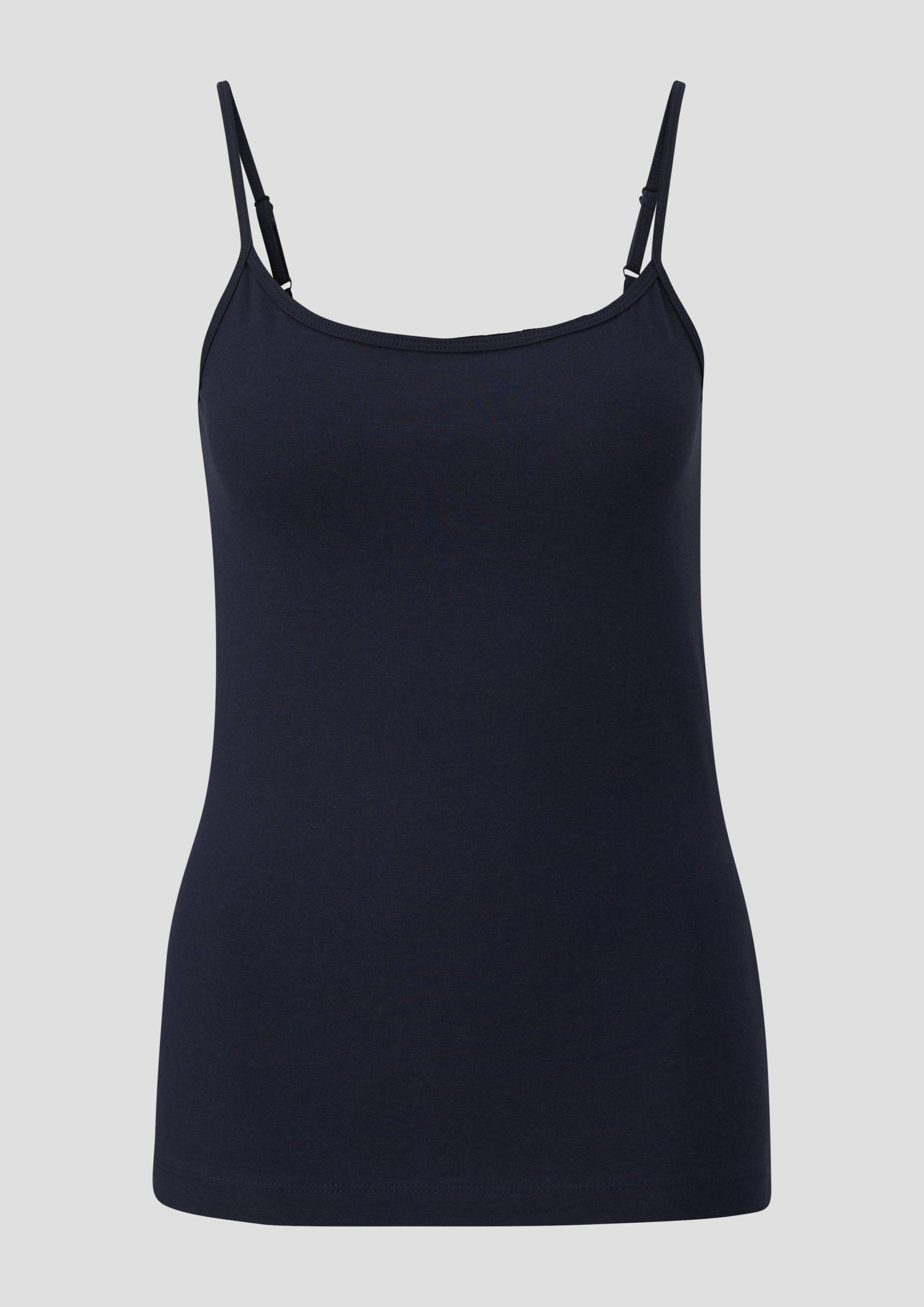 s.Oliver - Top aus Baumwollmix, Damen, blau s.Oliver - Top aus Baumwollmix, Damen, blau von s.Oliver