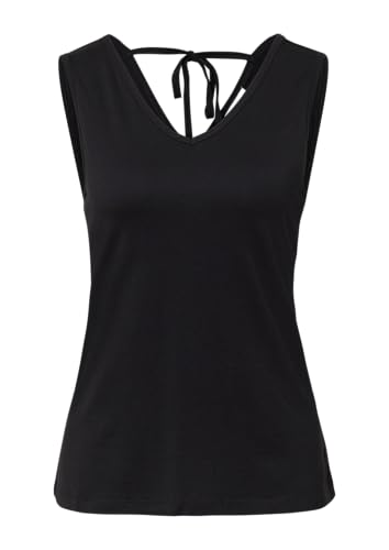s.Oliver Top mit V-Ausschnitt und Rücken-Detail schwarz 46 von s.Oliver