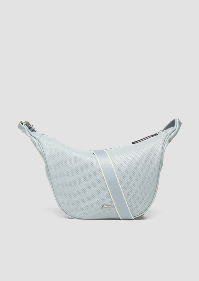 s.Oliver Tragetasche Schulter-Tasche mit Lochmuster und Logo-Detail von s.Oliver