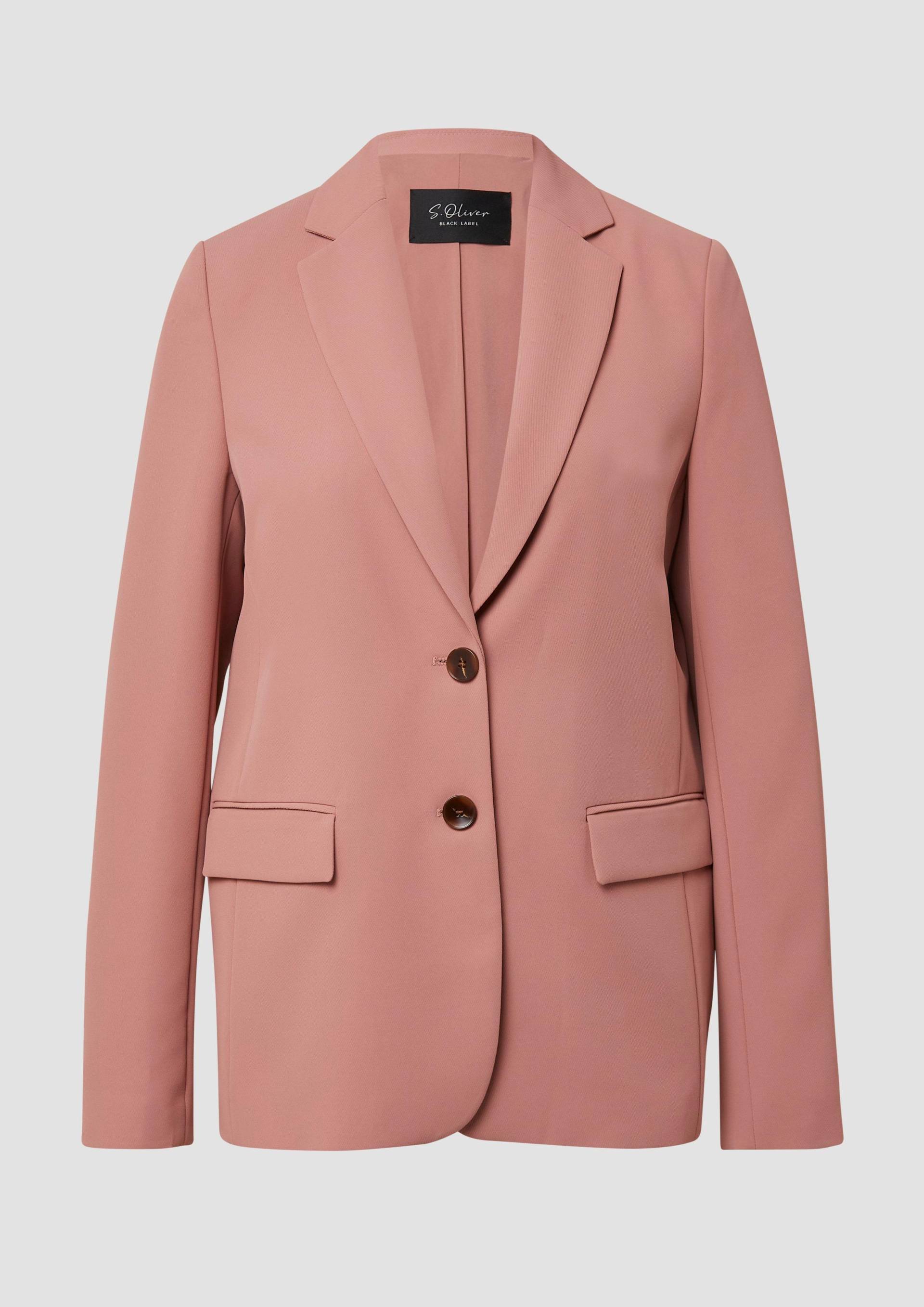 s.Oliver - Twillblazer mit leichtem Futter, Damen, Rosa von s.Oliver