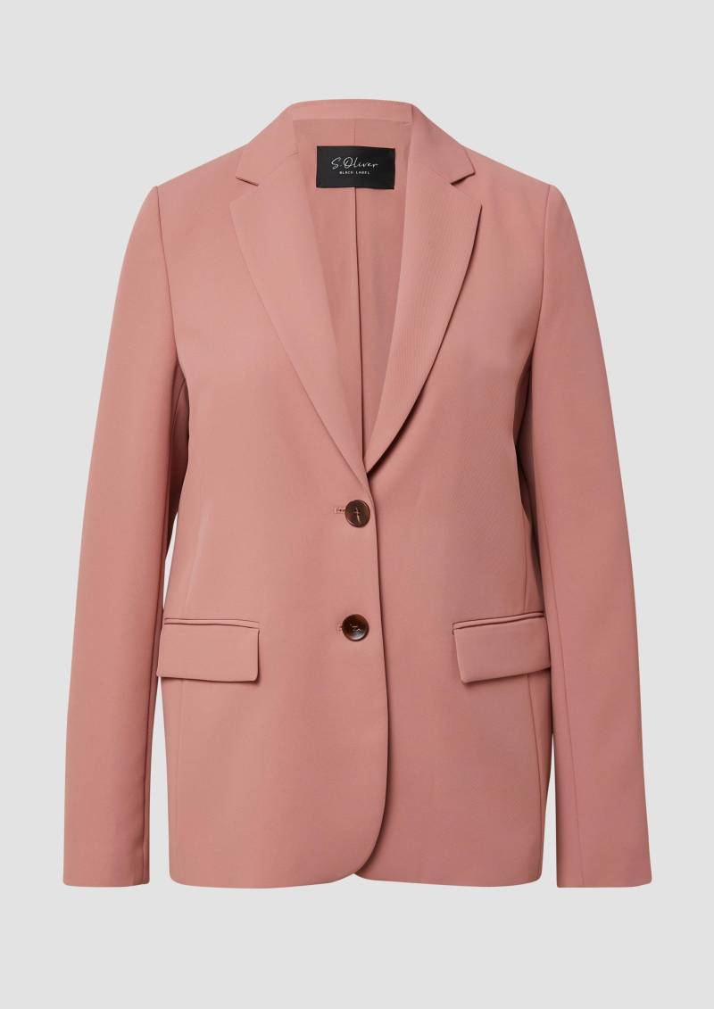 s.Oliver - Twillblazer mit leichtem Futter, Damen, Rosa von s.Oliver