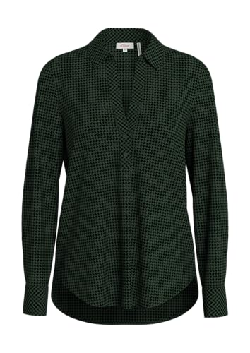 s.Oliver Twillbluse aus Modalmix tannengrün 34 s.Oliver Twillbluse aus Modalmix tannengrün 34 von s.Oliver