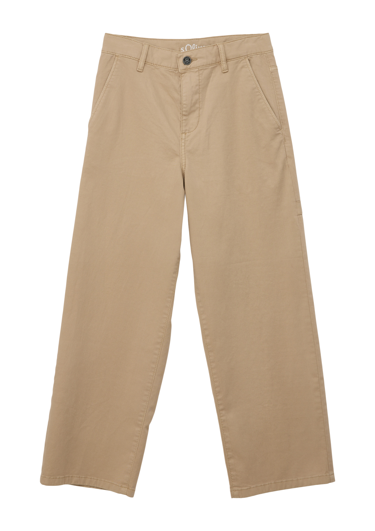 s.Oliver - Twillhose in Baggy Fit, Jungen, Beige von s.Oliver