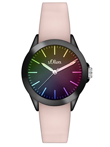 s.Oliver Unisex-Armbanduhr Analog Quarz Silikon SO-3286-PQ von s.Oliver