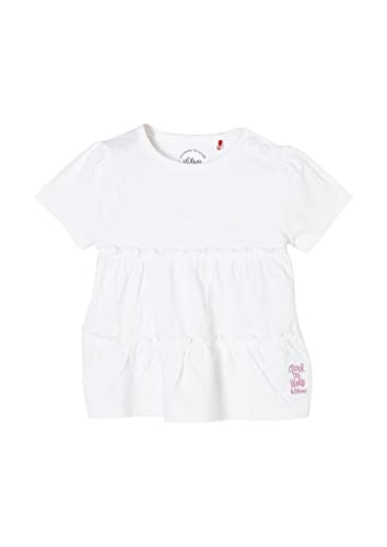 s.Oliver Junior Baby-Mädchen 405.10.204.12.130.2113123 T-Shirt, 0100, 80 von s.Oliver