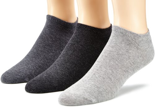 s.Oliver Unisex 3er Pack Sneakersocken mit weichem Bund Damen & Herren Füßlinge, Gr. 35-38, Grau (08 anthracite) von s.Oliver