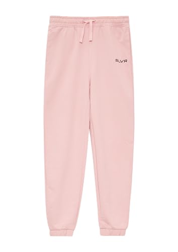 s.Oliver Unisex Jogginghose aus Sweat mit Print-Detail zartrosa 164 von s.Oliver