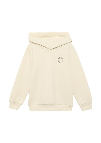 s.Oliver Unisex Kapuzen-Sweatshirt mit Rippbündchen und kleinem Print-Detail helles Sand 104/110 s.Oliver Unisex Kapuzen-Sweatshirt mit Rippbündchen und kleinem Print-Detail helles Sand 104/110 von s.Oliver