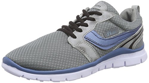 s.Oliver Unisex-Kinder 43201 Low-Top, Grau (Grey 200), 34 von s.Oliver