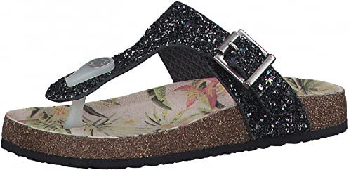 s.Oliver Unisex Kinder 5-5-47401-28 Beachpantolette,Navy Glitter,38 EU von s.Oliver