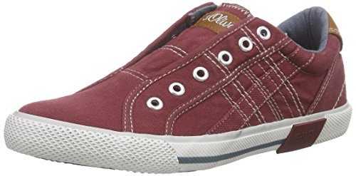 s.Oliver Unisex-Kinder 53203 Low-Top, Rot (Bordeaux 549), 36 von s.Oliver