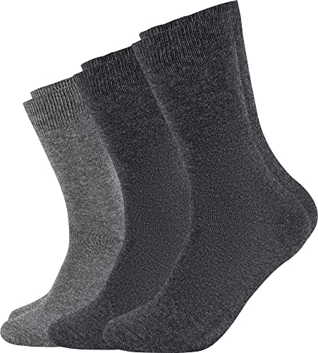 s.Oliver Unisex-Socken 3 Paar grau/anthrazit Größe 43-46 von s.Oliver