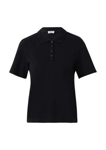 s.Oliver Verkürztes Poloshirt aus Baumwollpiqué schwarz 44 s.Oliver Verkürztes Poloshirt aus Baumwollpiqué schwarz 44 von s.Oliver