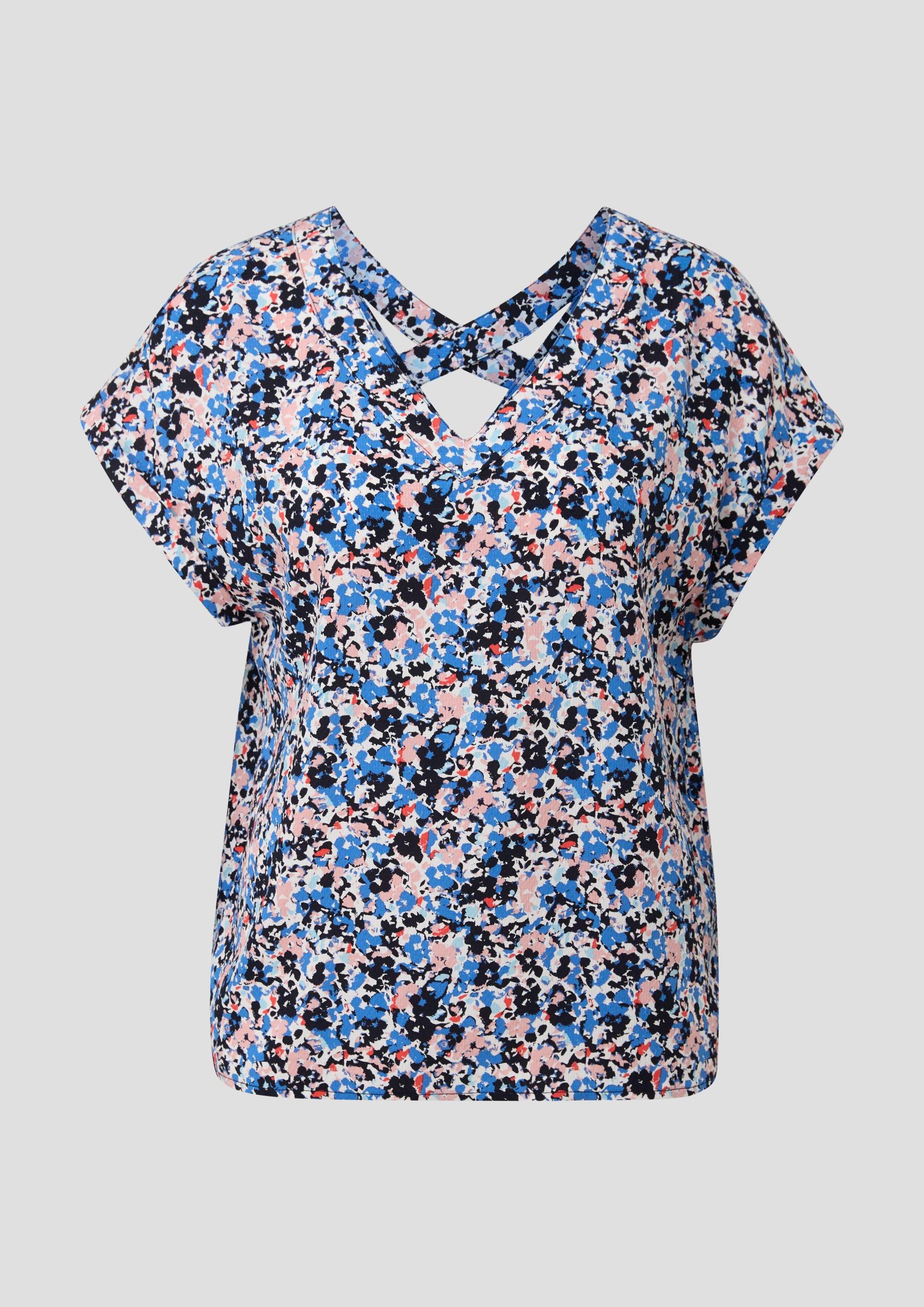 s.Oliver - Viskosebluse mit V-Ausschnitt, Damen, blau s.Oliver - Viskosebluse mit V-Ausschnitt, Damen, blau von s.Oliver