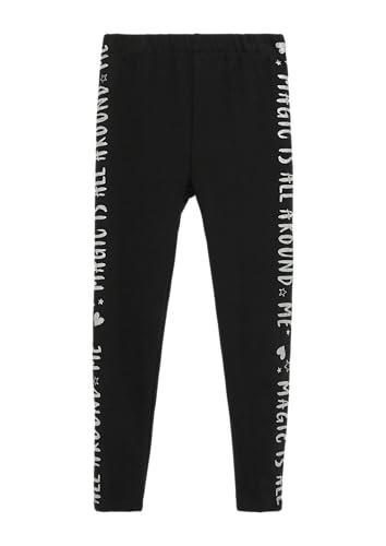 s.Oliver Wärmende Leggins mit Glitzer-Print schwarz 92 von s.Oliver
