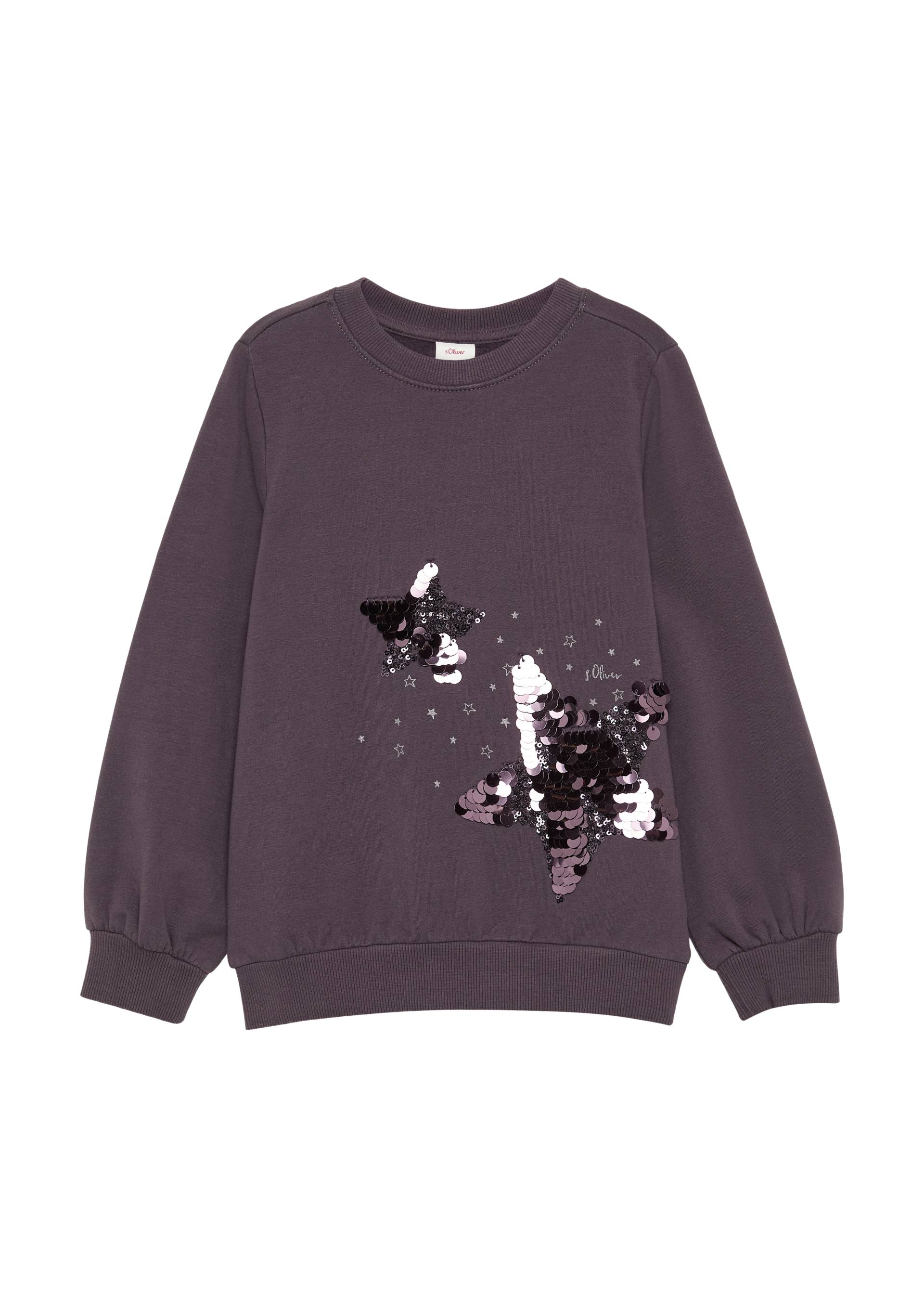 s.Oliver - Wärmende Sweatshirt mit Pailletten, Kinder, lila s.Oliver - Wärmende Sweatshirt mit Pailletten, Kinder, lila von s.Oliver