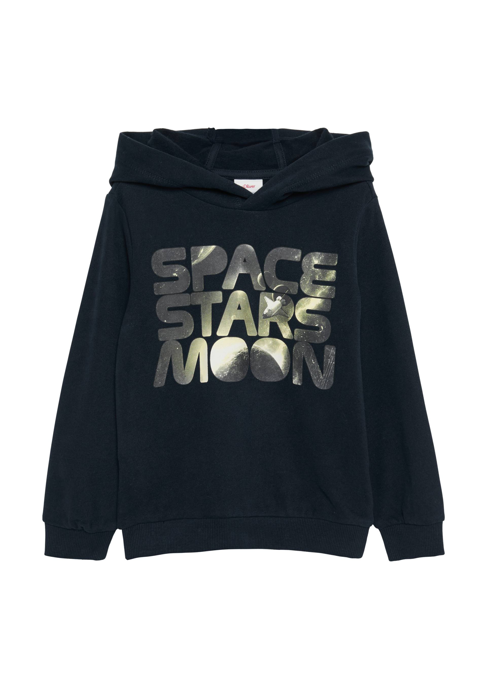 s.Oliver - Wärmender Hoodie mit Frontprint, Kinder, blau s.Oliver - Wärmender Hoodie mit Frontprint, Kinder, blau von s.Oliver