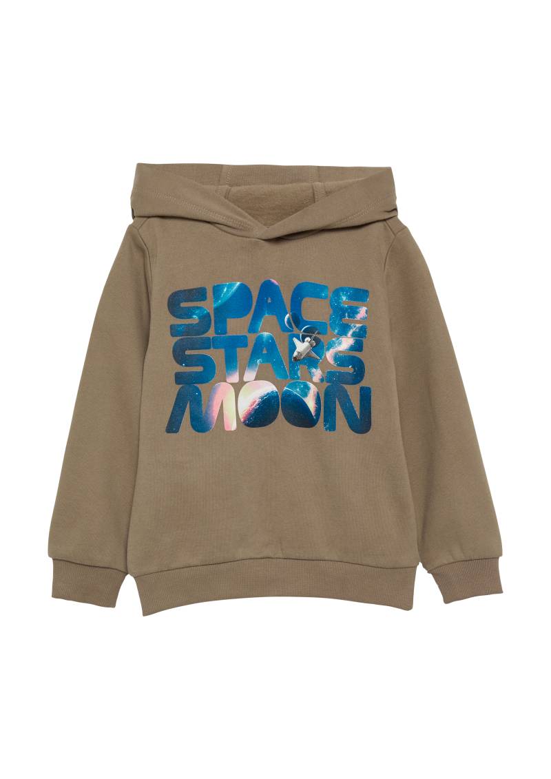 s.Oliver - Wärmender Hoodie mit Frontprint, Kinder, braun von s.Oliver