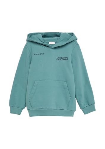 s.Oliver Wärmender Hoodie mit Glow-in-The-Dark-Effekt Petrol 116/122 von s.Oliver