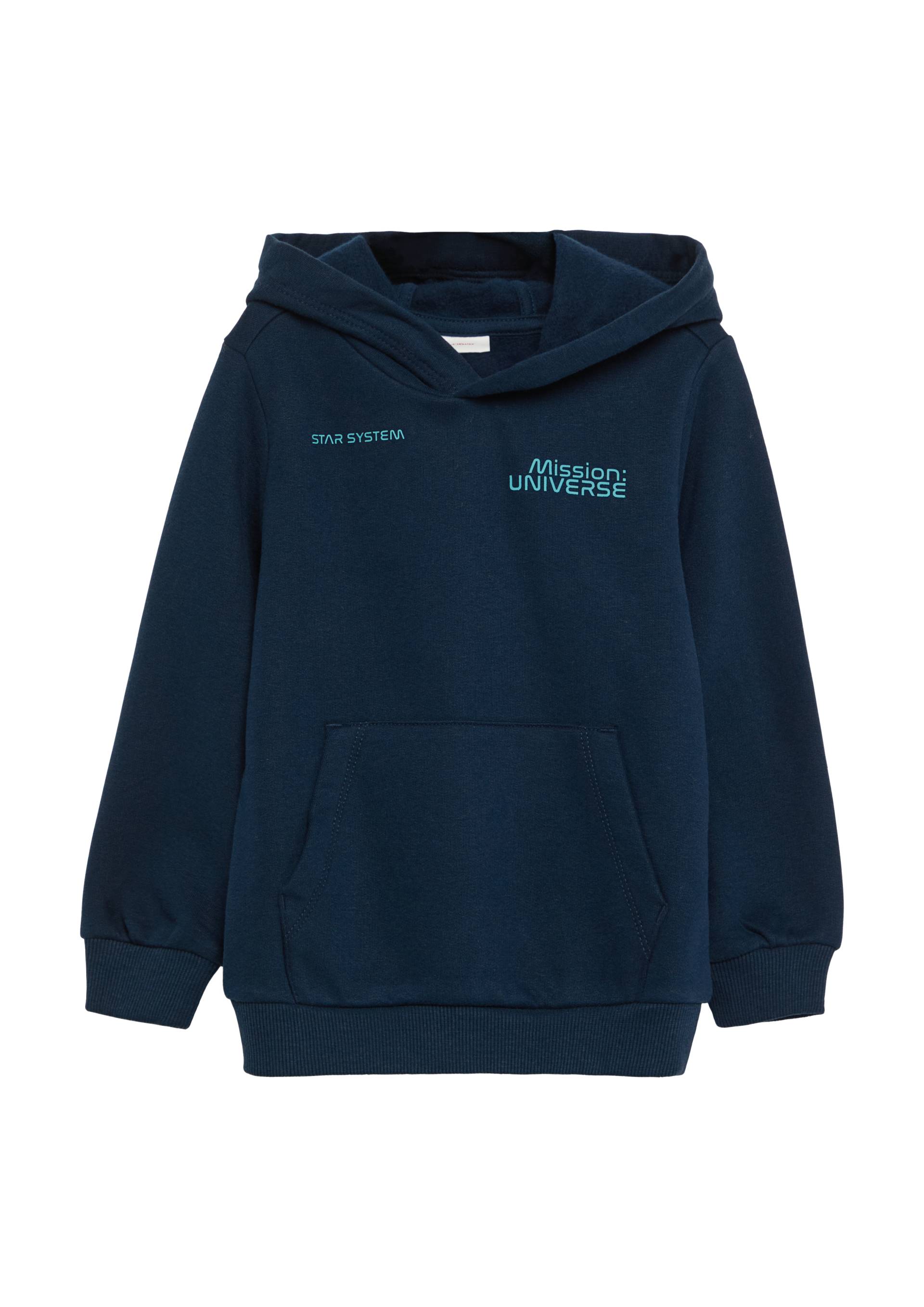 s.Oliver - Wärmender Hoodie mit Glow-in-the-Dark-Effekt, Kinder, blau s.Oliver - Wärmender Hoodie mit Glow-in-the-Dark-Effekt, Kinder, blau von s.Oliver