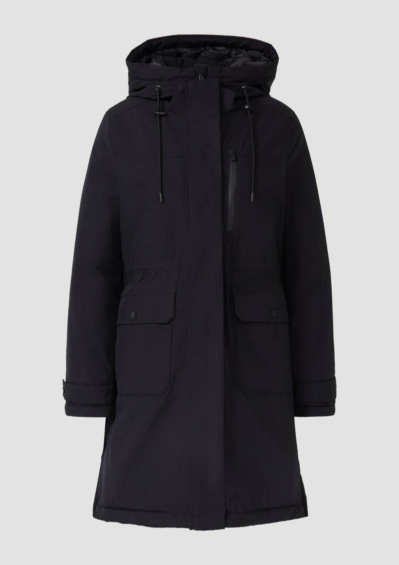 s.Oliver - Wasserabweisender Parka, Damen, schwarz von s.Oliver
