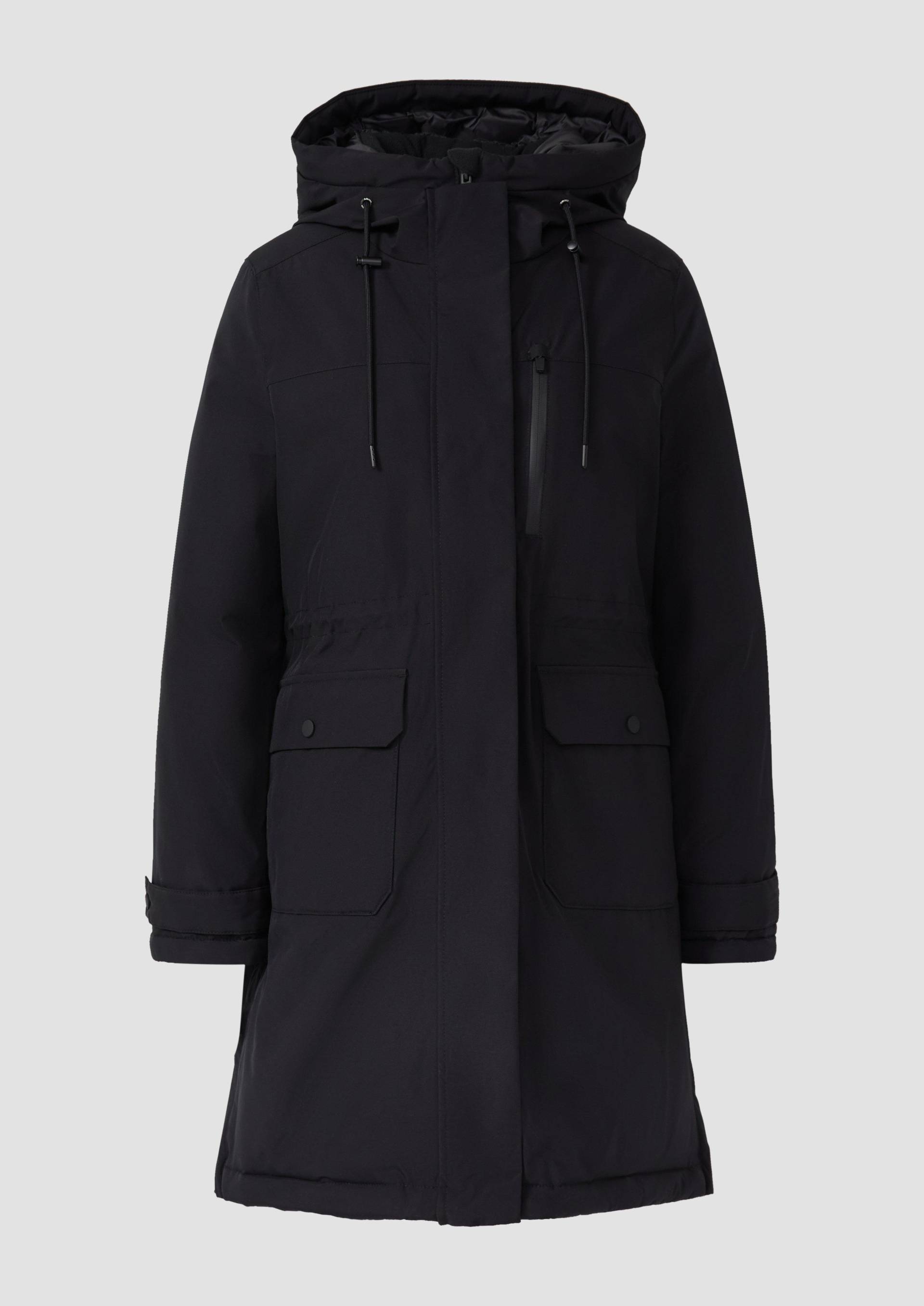 s.Oliver - Wasserabweisender Parka, Damen, schwarz von s.Oliver