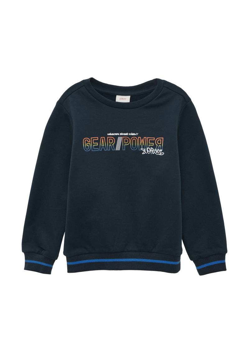 s.Oliver - Wärmendes Sweatshirt aus Baumwollmix, Kinder, blau von s.Oliver