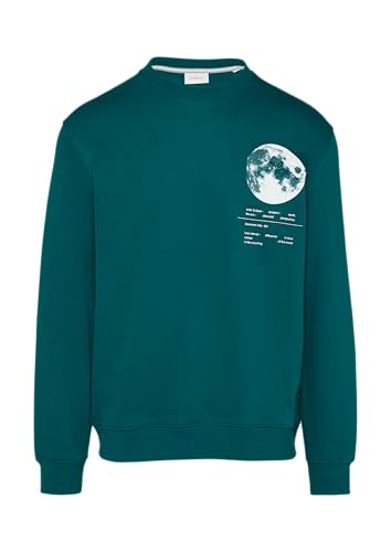 s.Oliver Wärmendes Sweatshirt mit Frontprint Petrol M von s.Oliver