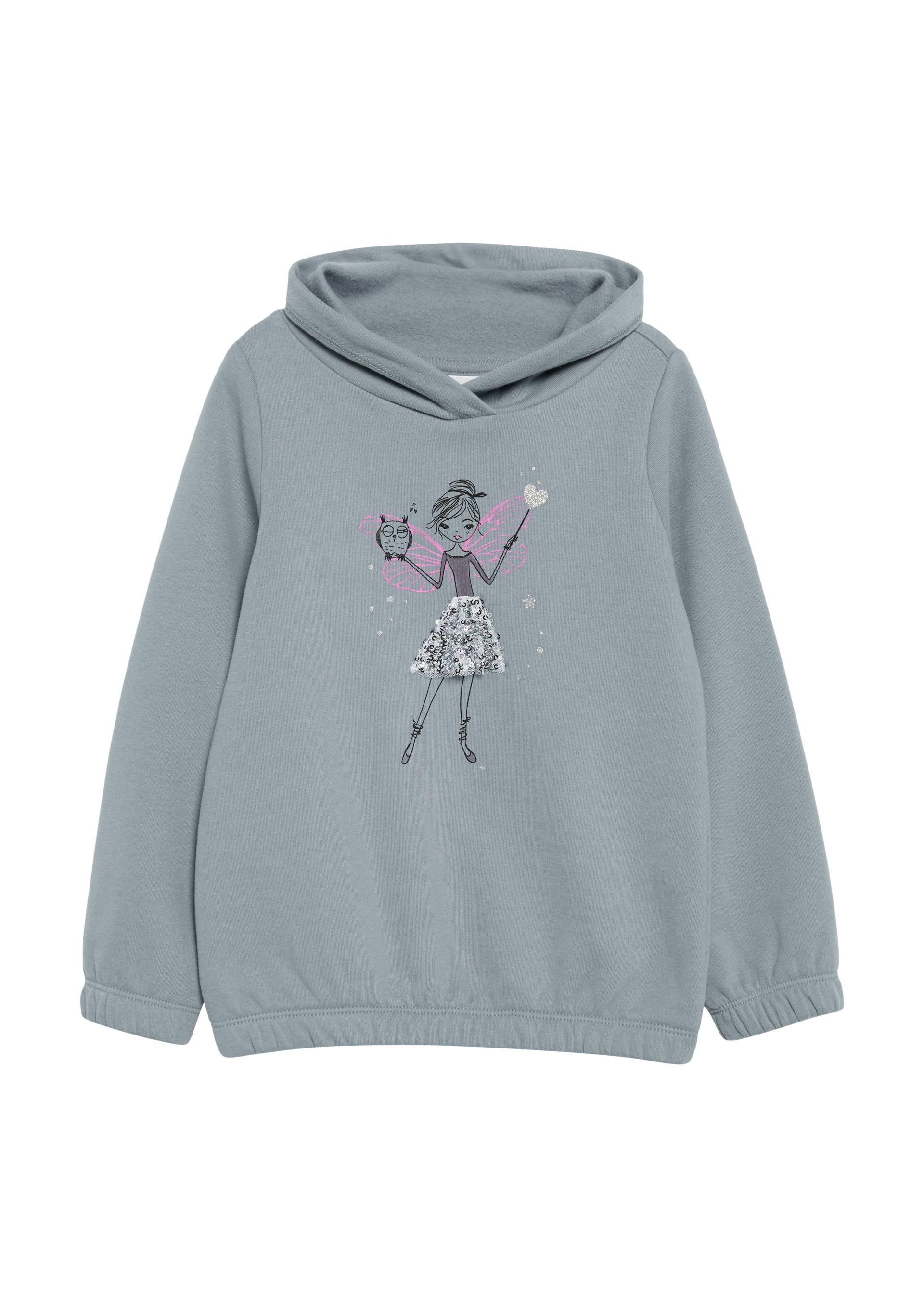 s.Oliver - Wärmendes Sweatshirt mit Schalkragen und Glitzer-Artwork, Kinder, blau s.Oliver - Wärmendes Sweatshirt mit Schalkragen und Glitzer-Artwork, Kinder, blau von s.Oliver