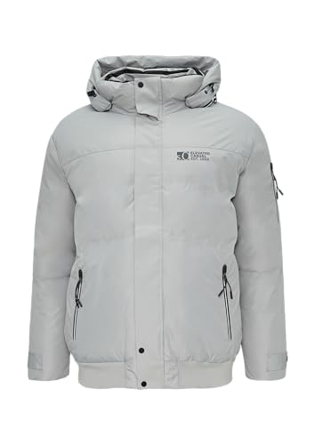 s.Oliver Wasserabweisender wattierter Blouson mit Kontrast-Details Taubengrau 5XL von s.Oliver