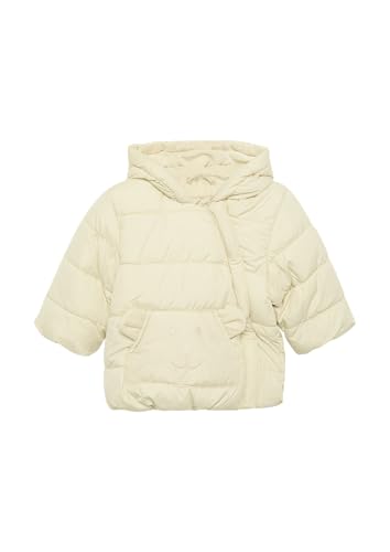 s.Oliver Wattierte Jacke mit Fleece-Futter und Bären-Motiv helles Sand 74 von s.Oliver
