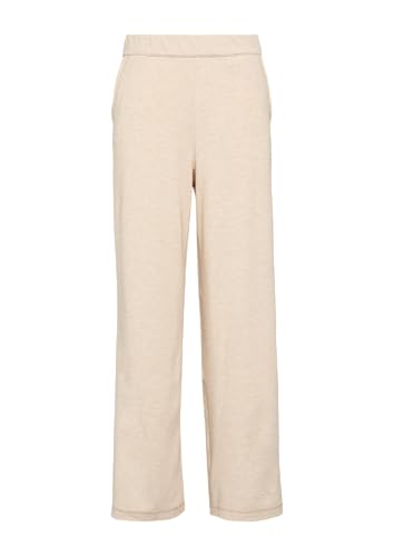 s.Oliver Weiche Sweathose mit Wide Leg Hellbraun 46 von s.Oliver